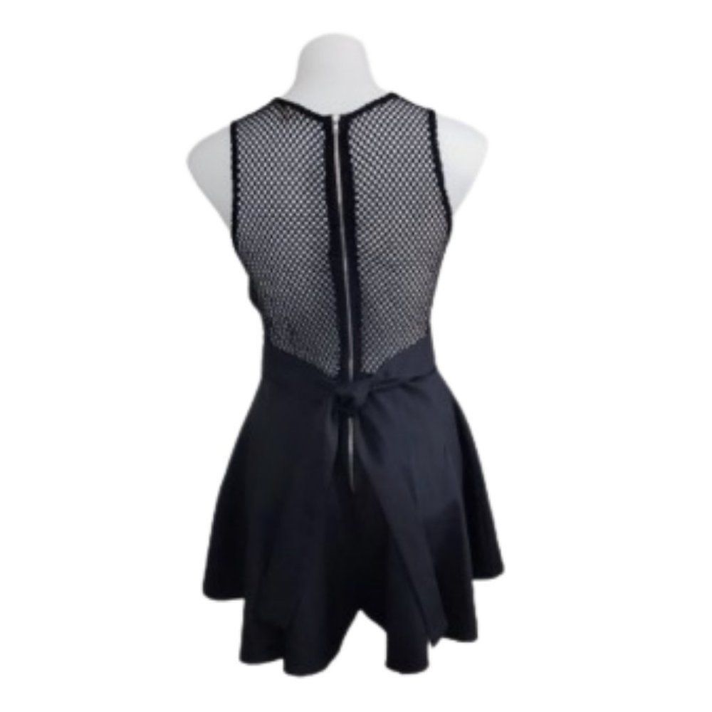 Luxxel Fish-Net Wrap Romper, Small - image 3